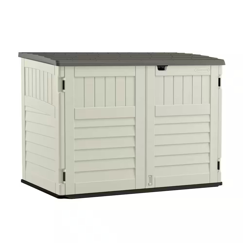Stow-Away 3 Ft. 8 In. X 5 Ft. 11 In. Resin Horizontal Storage Shed