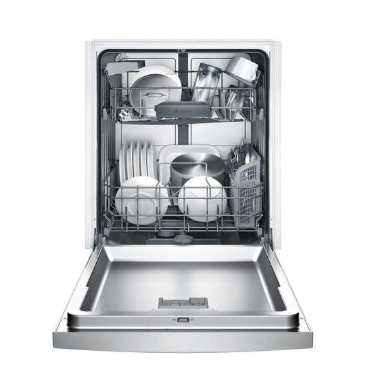 Bosch 100 Series PureDry 50-Decibel Front Control 24-in Built-In Dishwasher (Fingerprint-Resistant Stainless Steel) ENERGY STAR